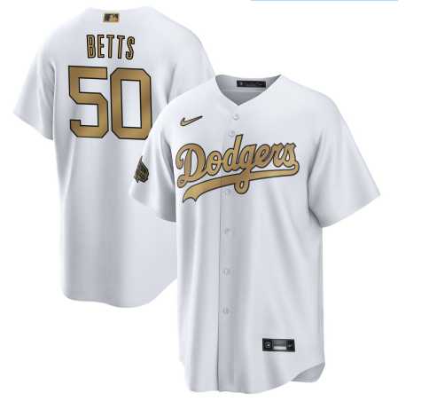 Dodgers 50 Mookie Betts White Nike 2022 MLB All-Star Cool Base Jersey Dzhi,We sell and wholesale Dodgers 50 Mookie Betts White Nike 2022 MLB All-Star Cool Base Jersey Dzhi on line form chian!